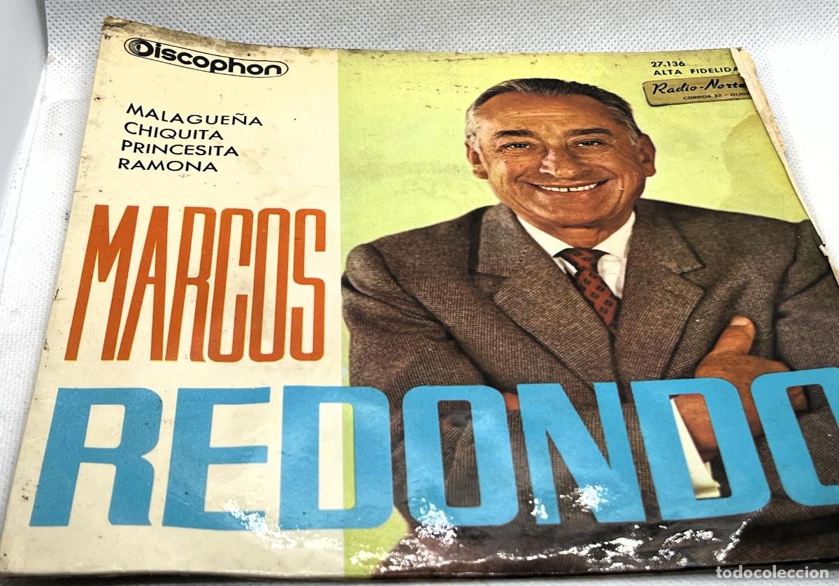 Discos de vinilo: DISCO E.P. MARCOS REDONDO, MALAGUE&Ntilde;A, ANTIGUO -. FLA - Foto 1