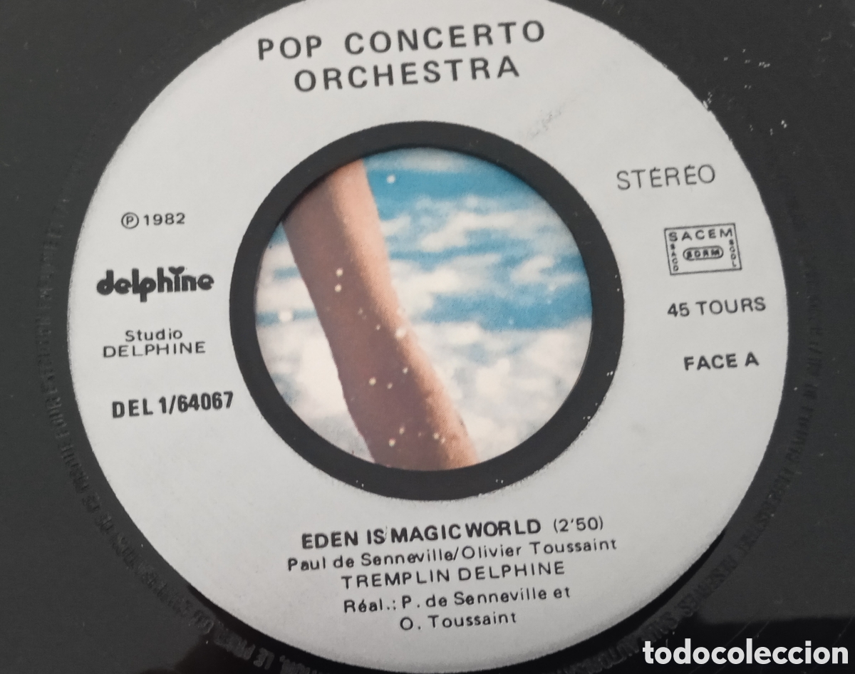 Discos de vinilo: POP CONCERTO ORCHESTRA - Eden is a magic world (1982) single - Foto 4