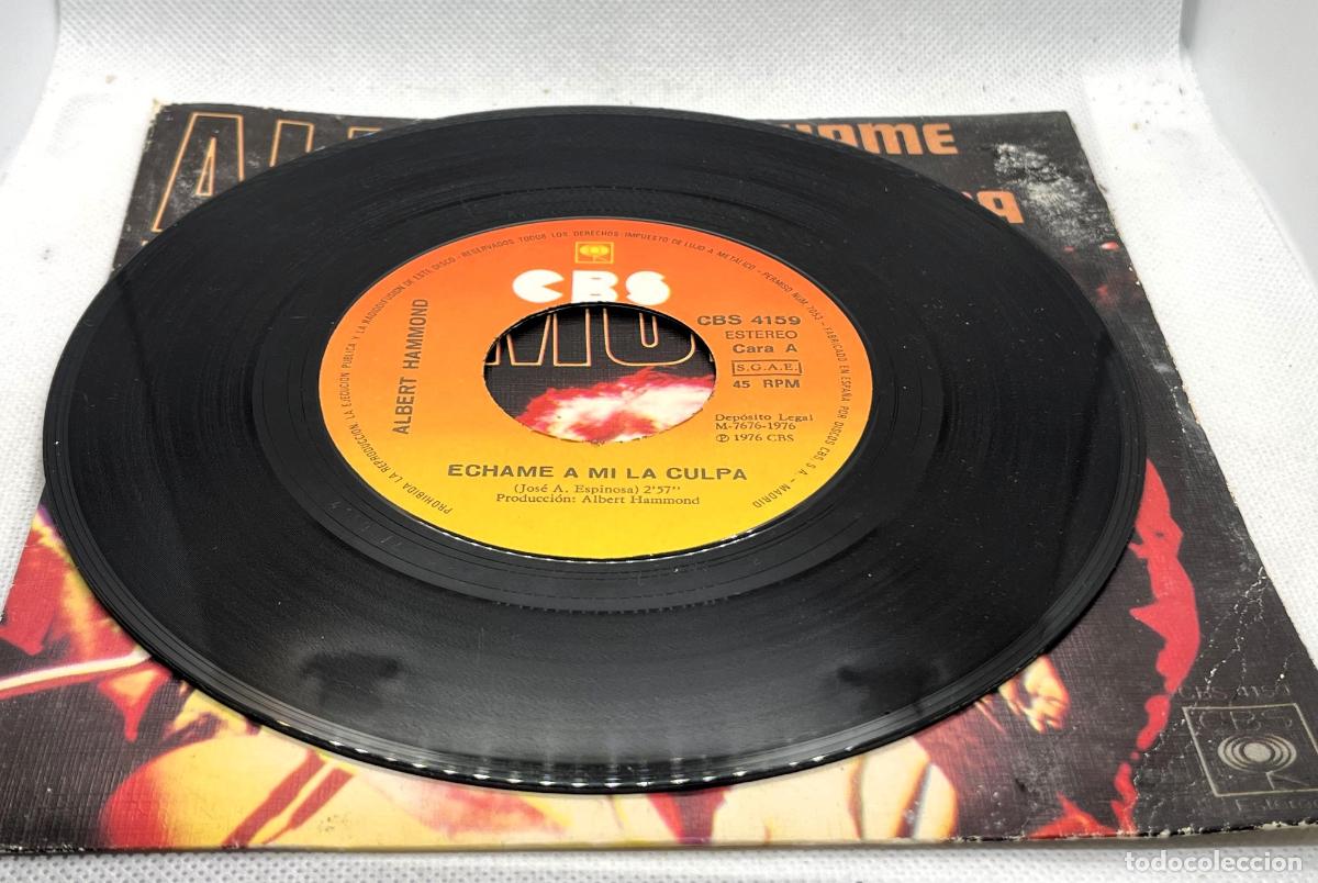Discos de vinilo: DISCO E.P. ALBERT HAMMOND, ECHAME A MI LA CULPA, ANTIGUO -. FLA - Foto 3