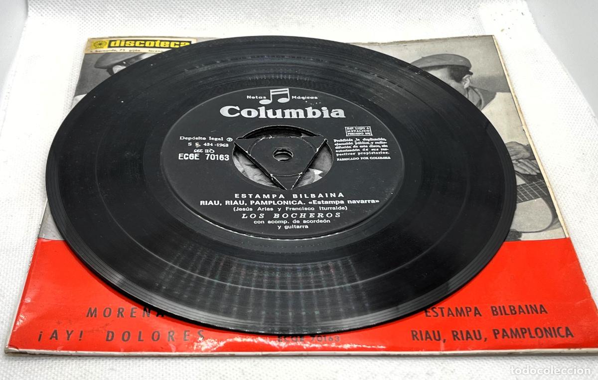 Discos de vinilo: DISCO E.P. LOS BOCHEROS, ESTAMPA BILBAINA, ANTIGUO -. FLA - Foto 3