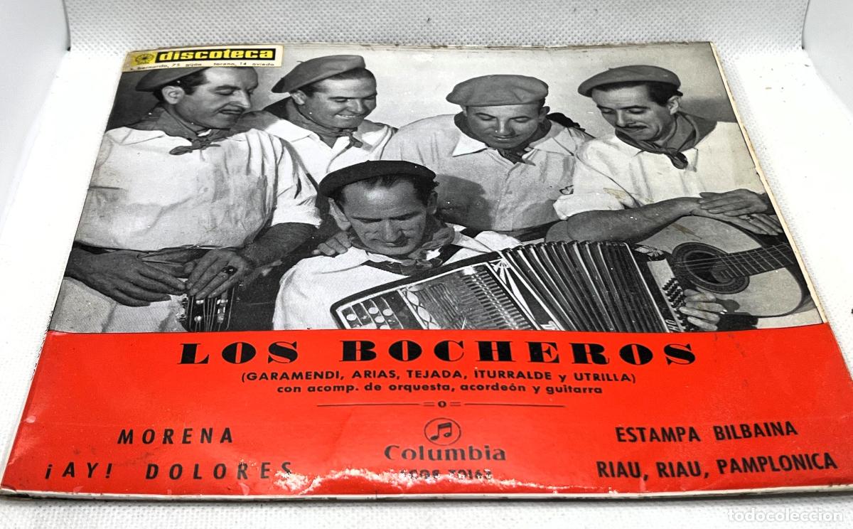 Discos de vinilo: DISCO E.P. LOS BOCHEROS, ESTAMPA BILBAINA, ANTIGUO -. FLA - Foto 1