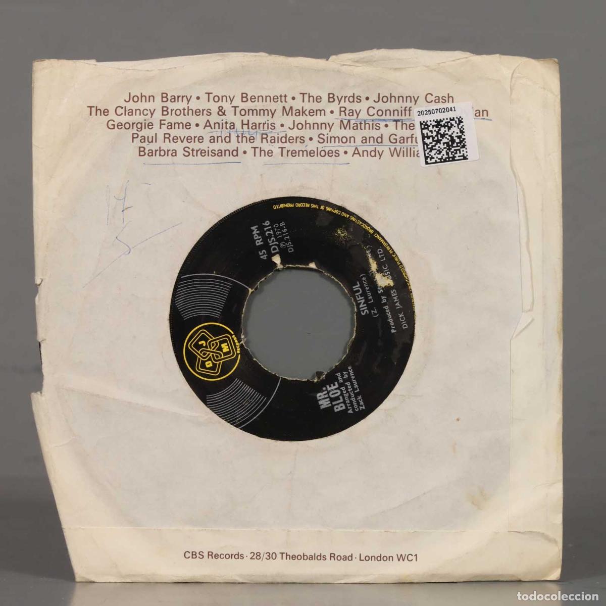 Discos de vinilo: SINGLE. Mr. Bloe &ndash; Groovin&acute; With Mr. Bloe - Foto 2