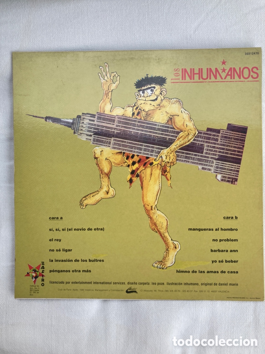 Discos de vinilo: Los Inhumano No problem - Foto 2