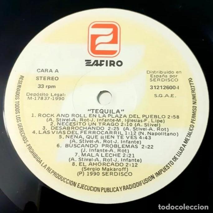 Discos de vinilo: 2 LP vinilo de Tequila, 1990 - Foto 7