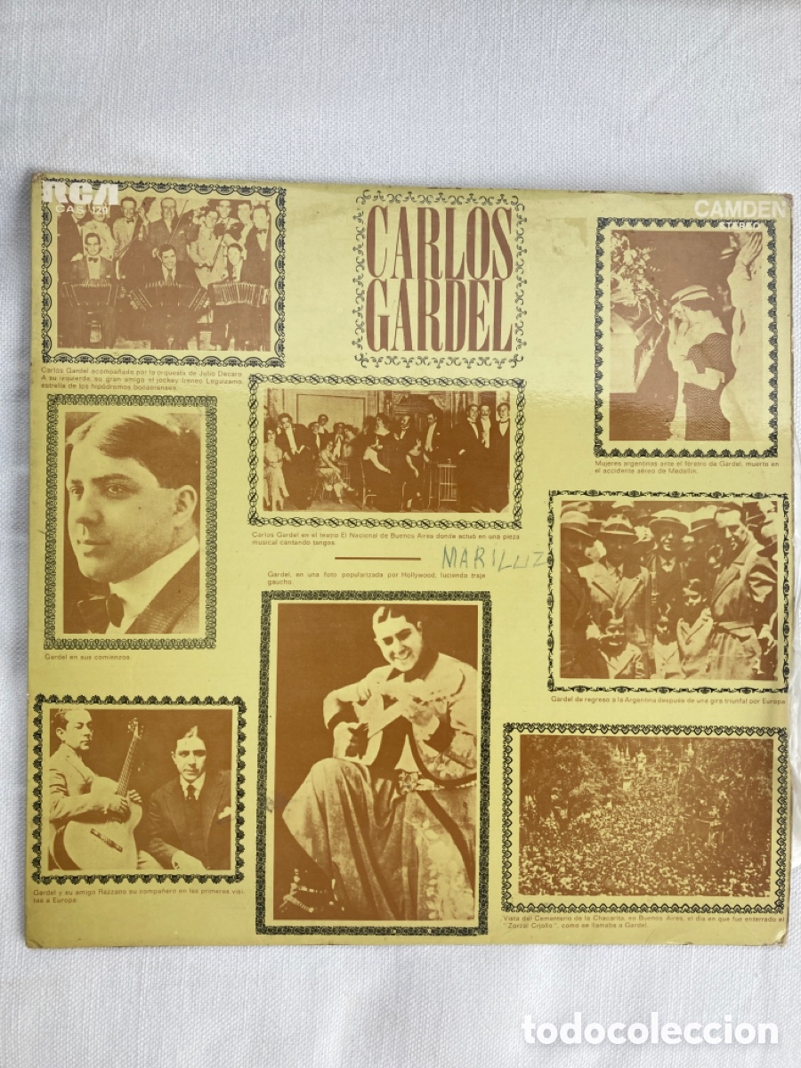 Discos de vinilo: Carlos Gardel Caminito y dem&aacute;s - Foto 1