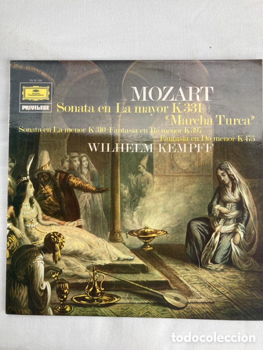 Discos de vinilo: Mozart Sonata en La Mayor