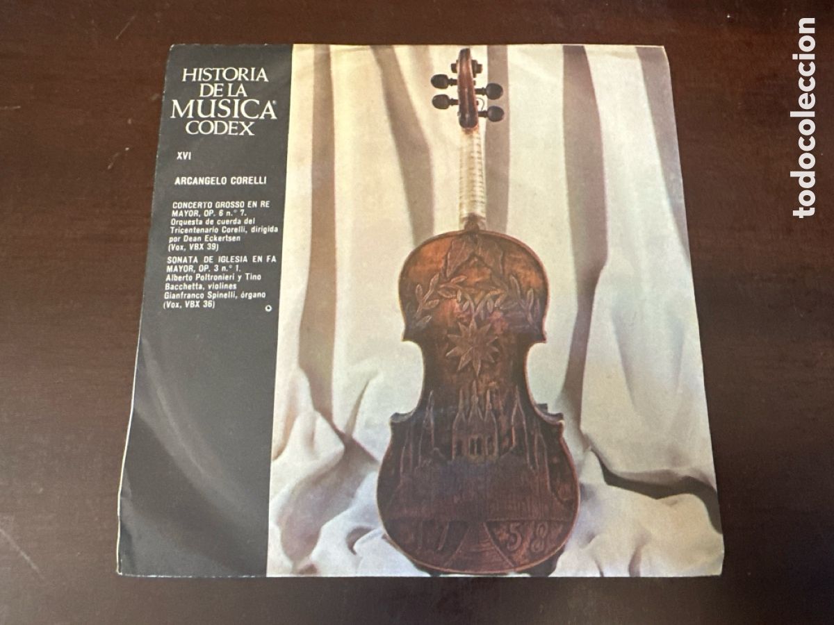 Discos de vinilo: HISTORIA DE LA M&Uacute;SICA CODEX. VOL. XVI. ARC&Aacute;NGELO CORELLI - Foto 7