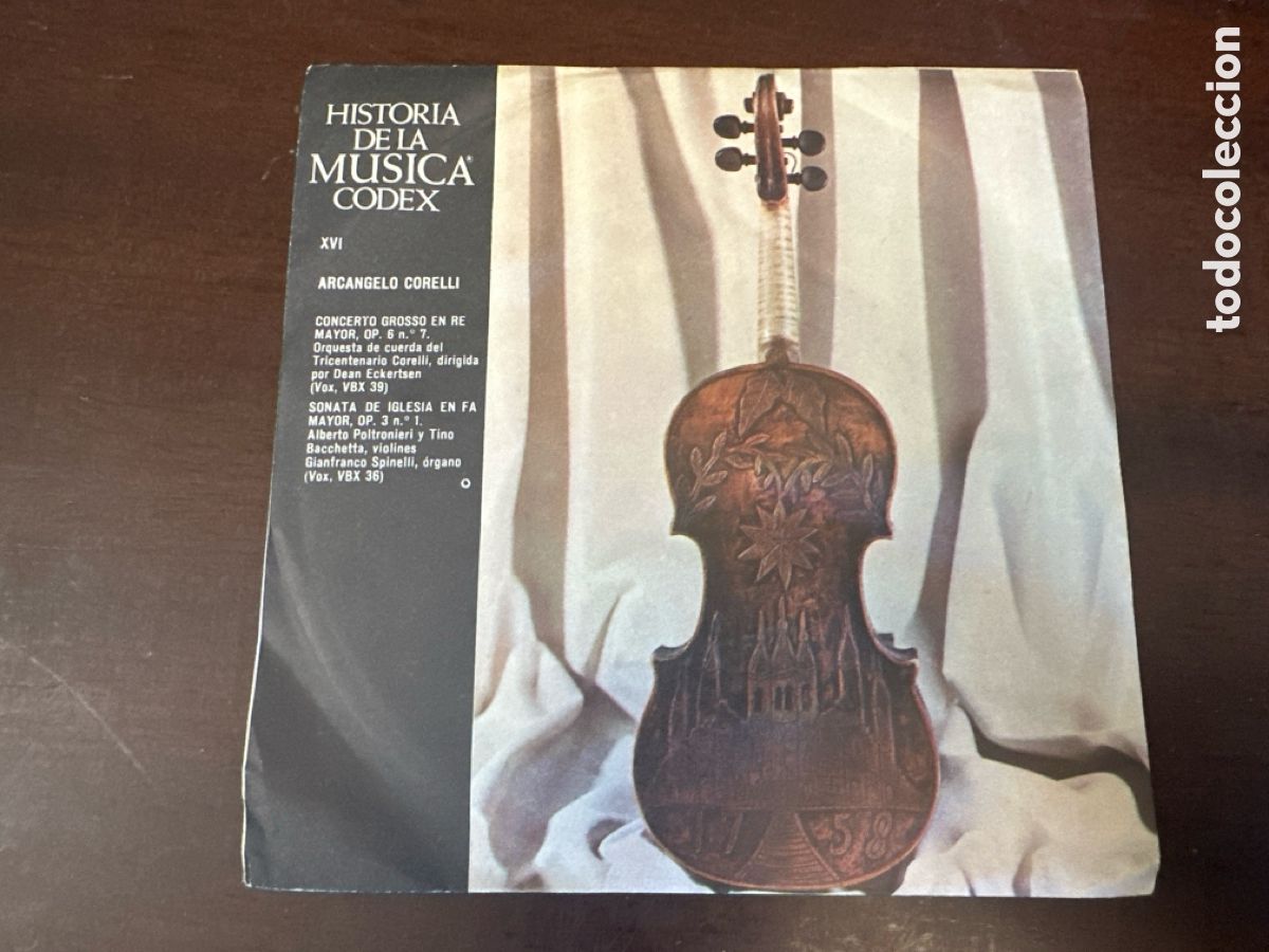 Discos de vinilo: HISTORIA DE LA M&Uacute;SICA CODEX. VOL. XVI. ARC&Aacute;NGELO CORELLI - Foto 1