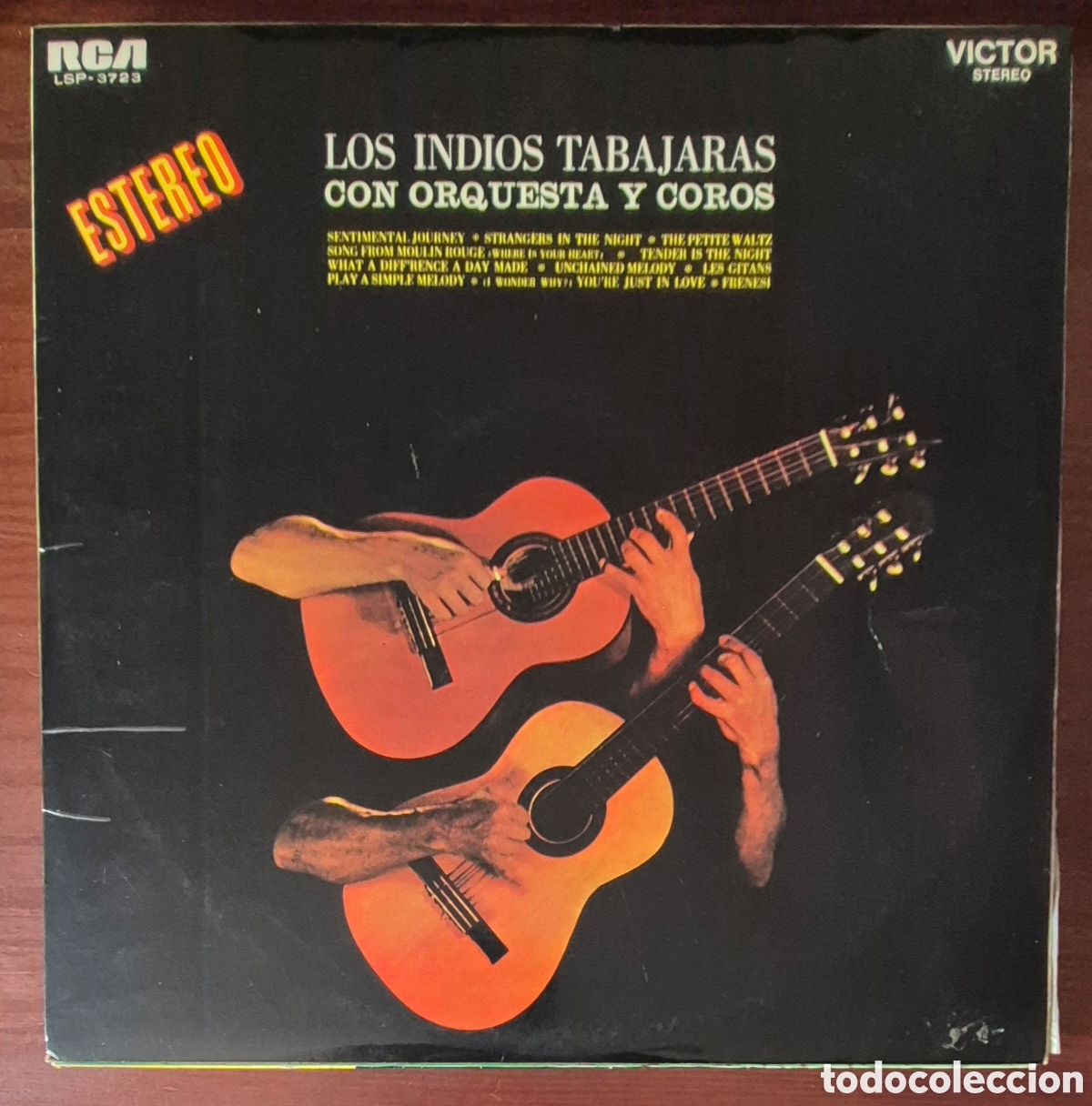Discos de vinilo: LP - LOS INDIOS TABAJARAS - CON ORQUESTA Y COROS - 1970 - Foto 1