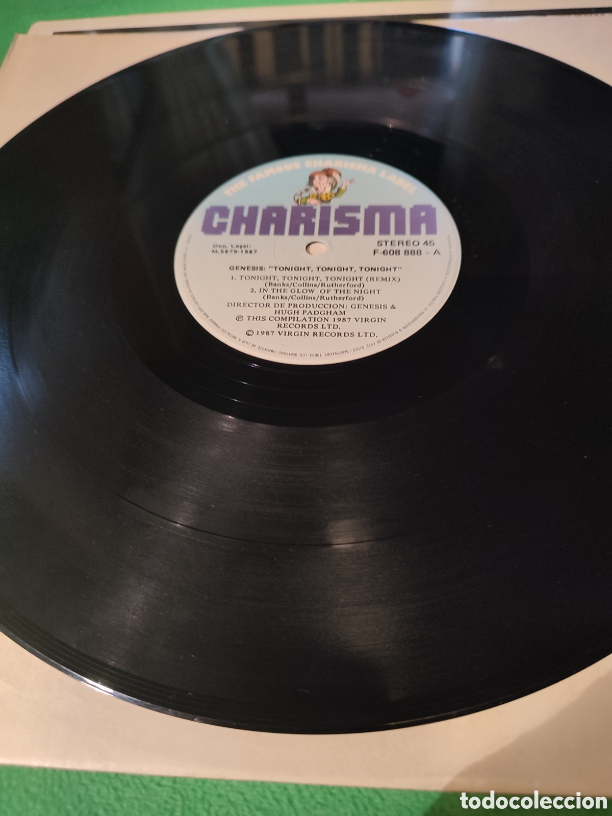 Discos de vinilo: G&eacute;nesis - Tonight,tonight,tonight 1987 - Foto 3