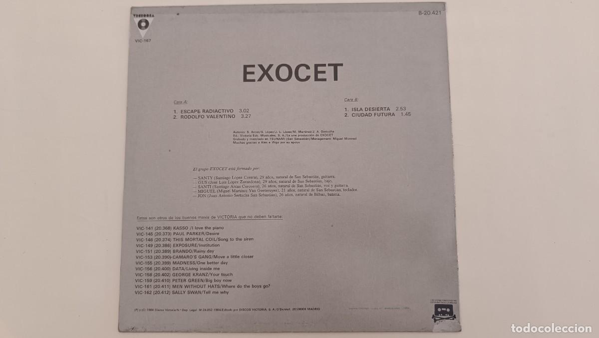 Discos de vinilo: Exocet &ndash; Escape Radio-Activo - Foto 2