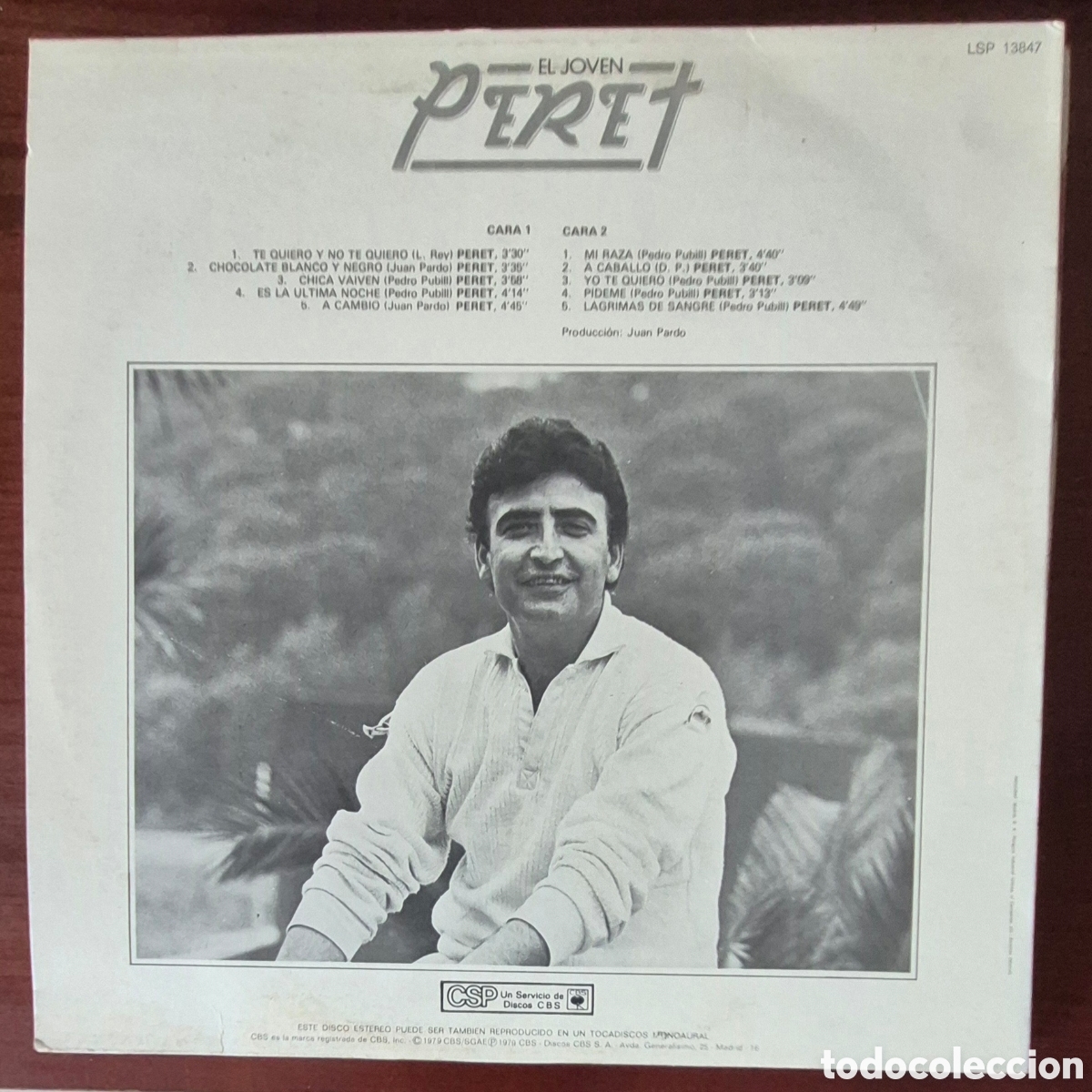Discos de vinilo: LP - PERET - EL JOVEN PERET - 1979 - Foto 2