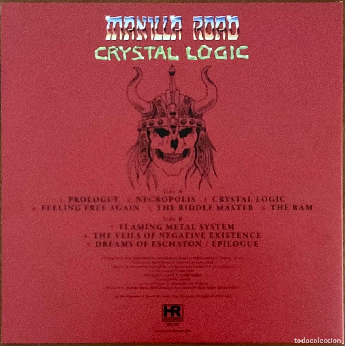 Discos de vinilo: MANILLA ROAD - CRYSTAL LOGIC - Foto 2