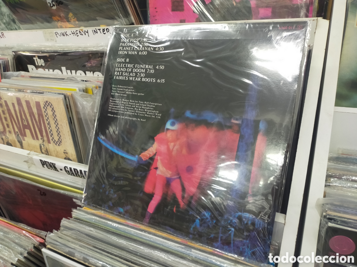 Discos de vinilo: Black Sabbath LP paranoid vinilo de color precintado - Foto 2