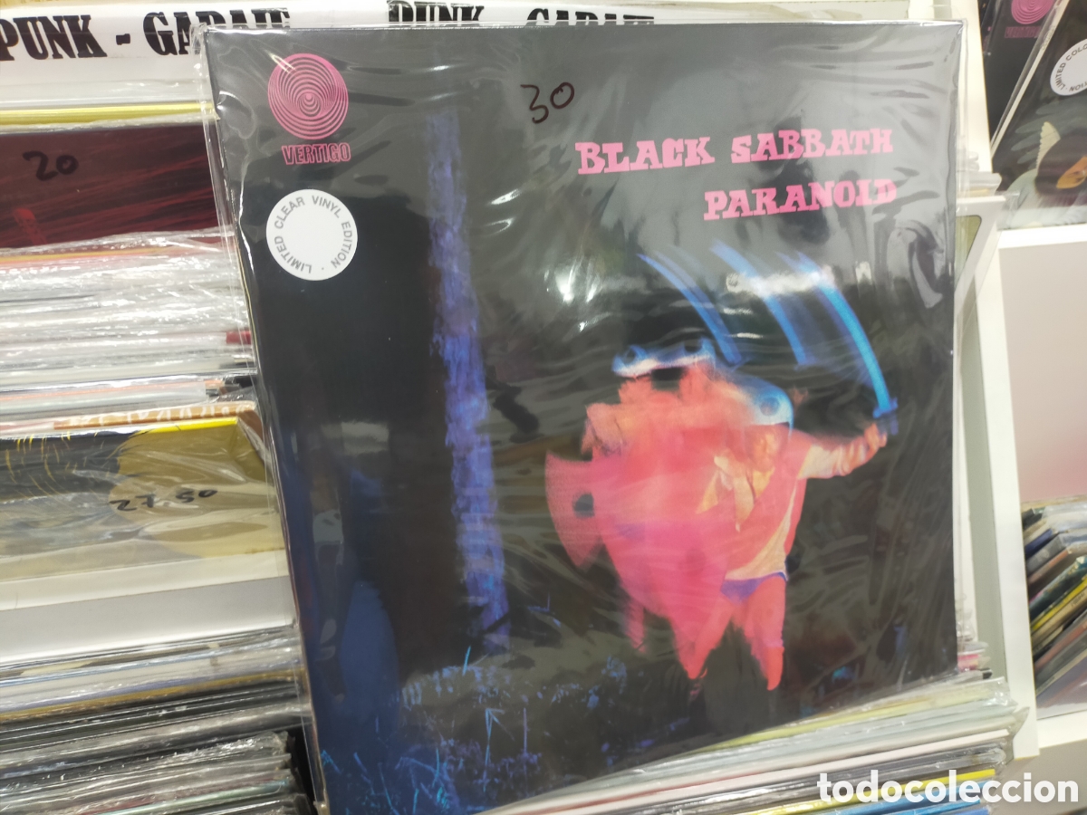 Discos de vinilo: Black Sabbath LP paranoid vinilo de color precintado - Foto 1