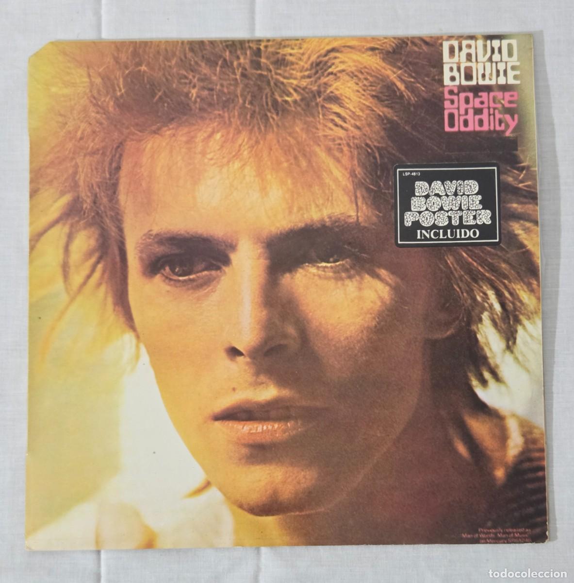 Discos de vinilo: LP Vinilo David Bowie, Space Oddity + Poster, 1973 - Foto 1