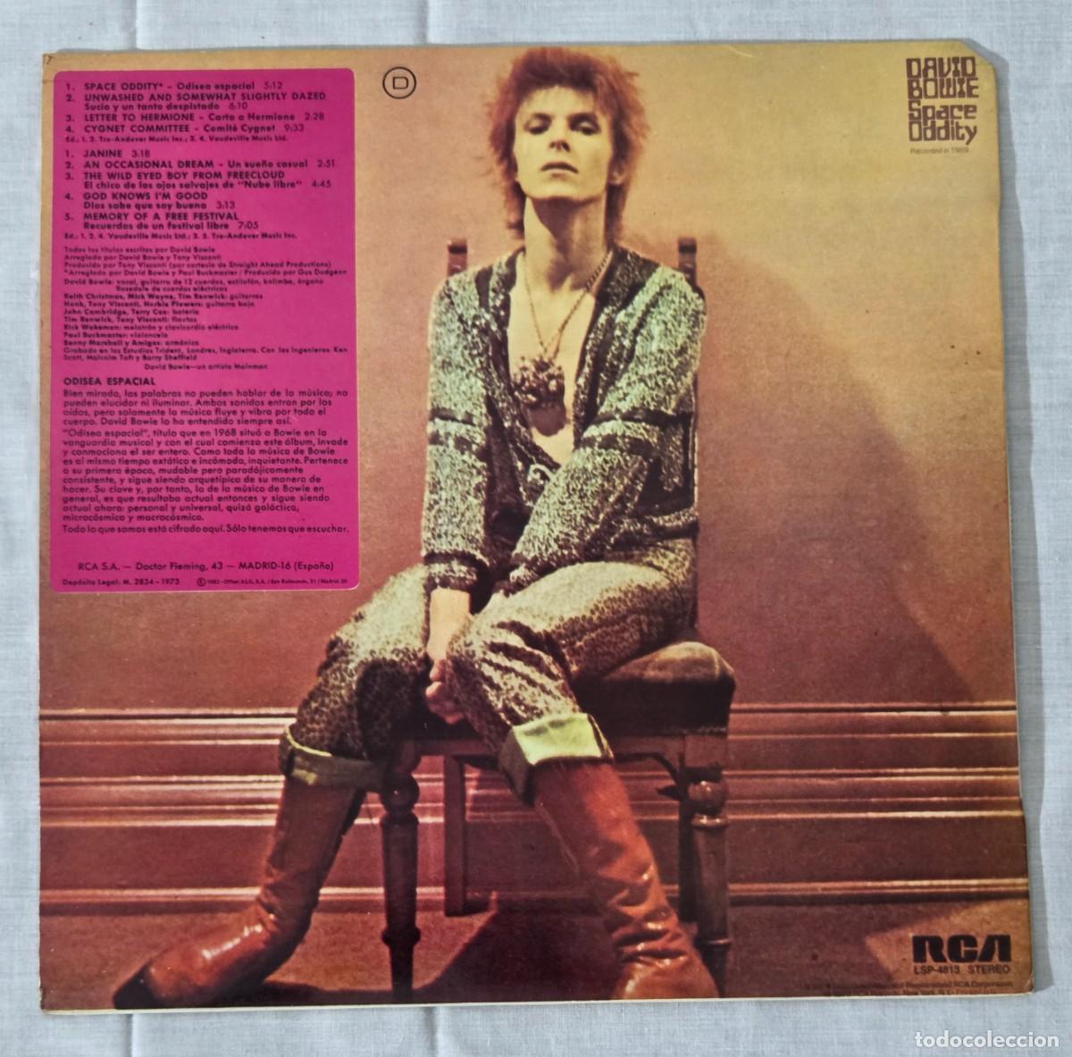 Discos de vinilo: LP Vinilo David Bowie, Space Oddity + Poster, 1973 - Foto 2