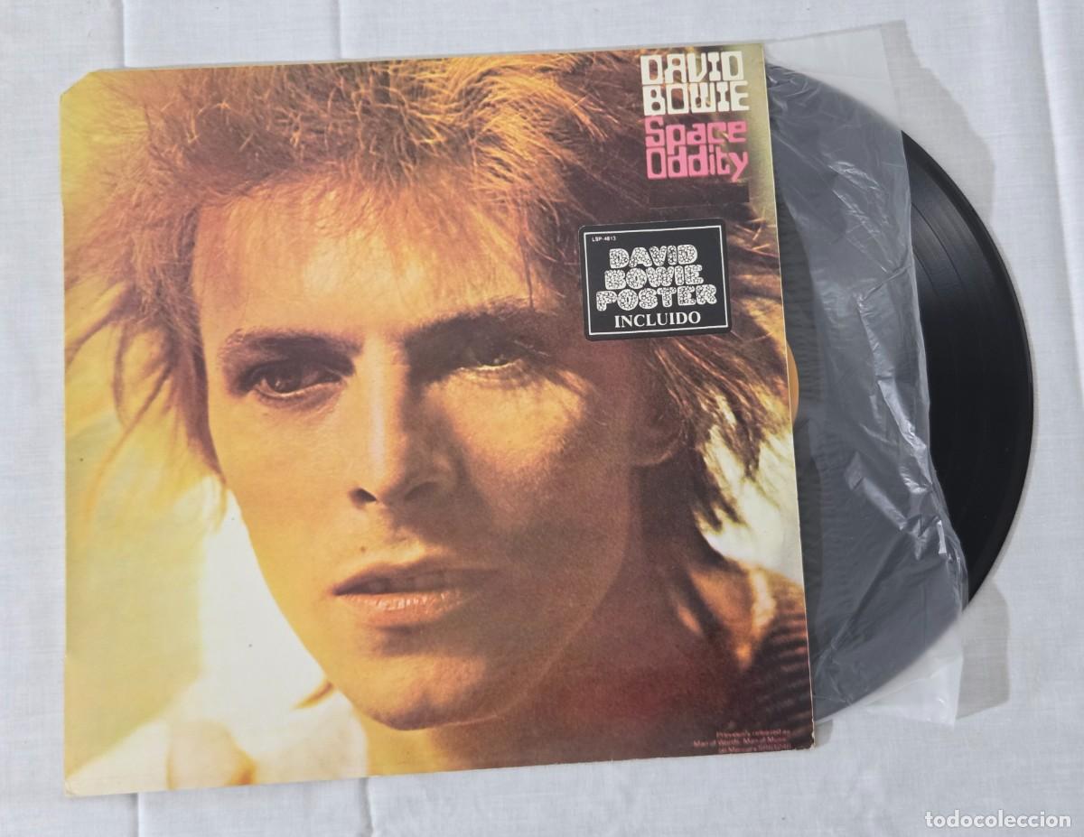 Discos de vinilo: LP Vinilo David Bowie, Space Oddity + Poster, 1973 - Foto 4