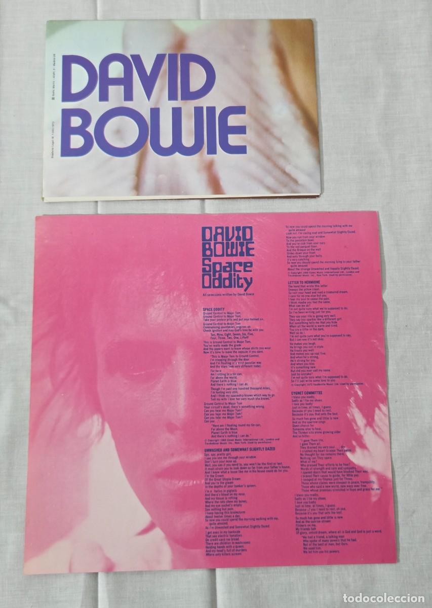 Discos de vinilo: LP Vinilo David Bowie, Space Oddity + Poster, 1973 - Foto 5