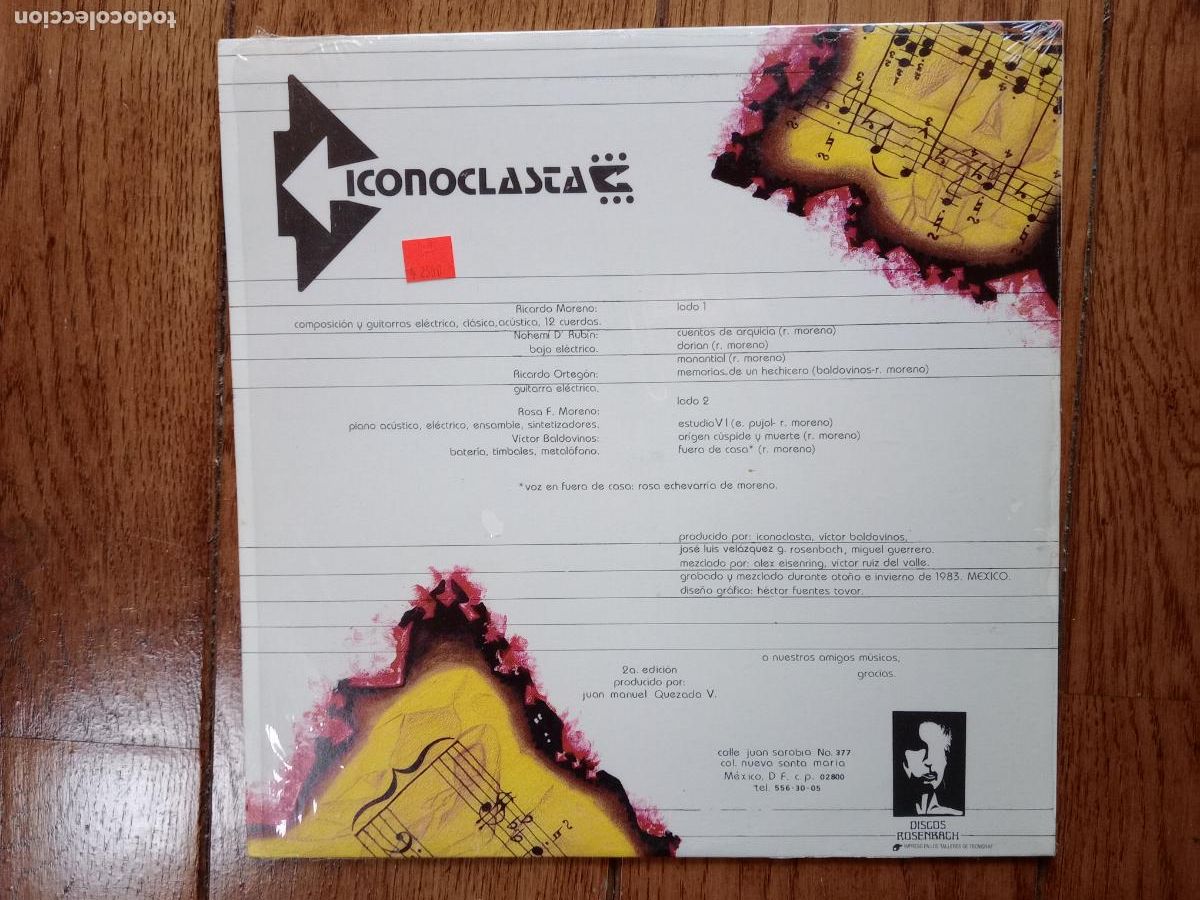 Discos de vinilo: Iconoclasta - rock sinf&oacute;nico mexicano - Foto 2