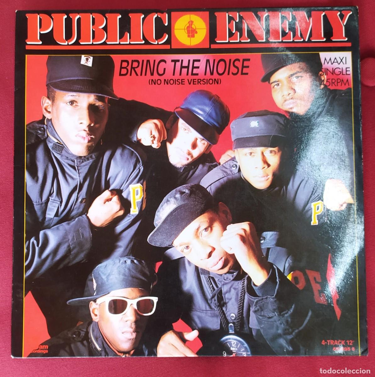 Discos de vinilo: maxisingle de vinilo Public Enemy : Bring the noise - Foto 1