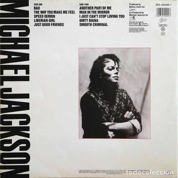 Discos de vinilo: Michael Jackson &ndash; Bad lp - Foto 2