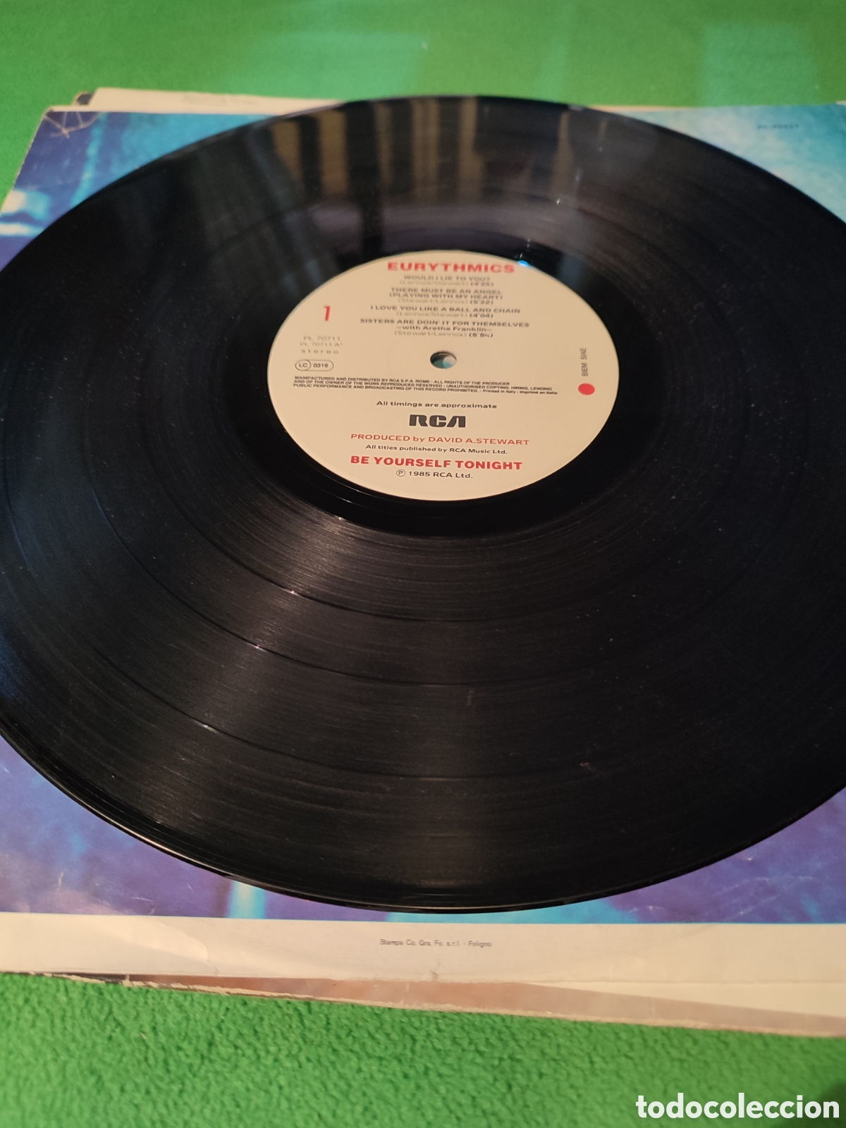Discos de vinilo: Eurythmics - Be yourself tonight - Foto 4