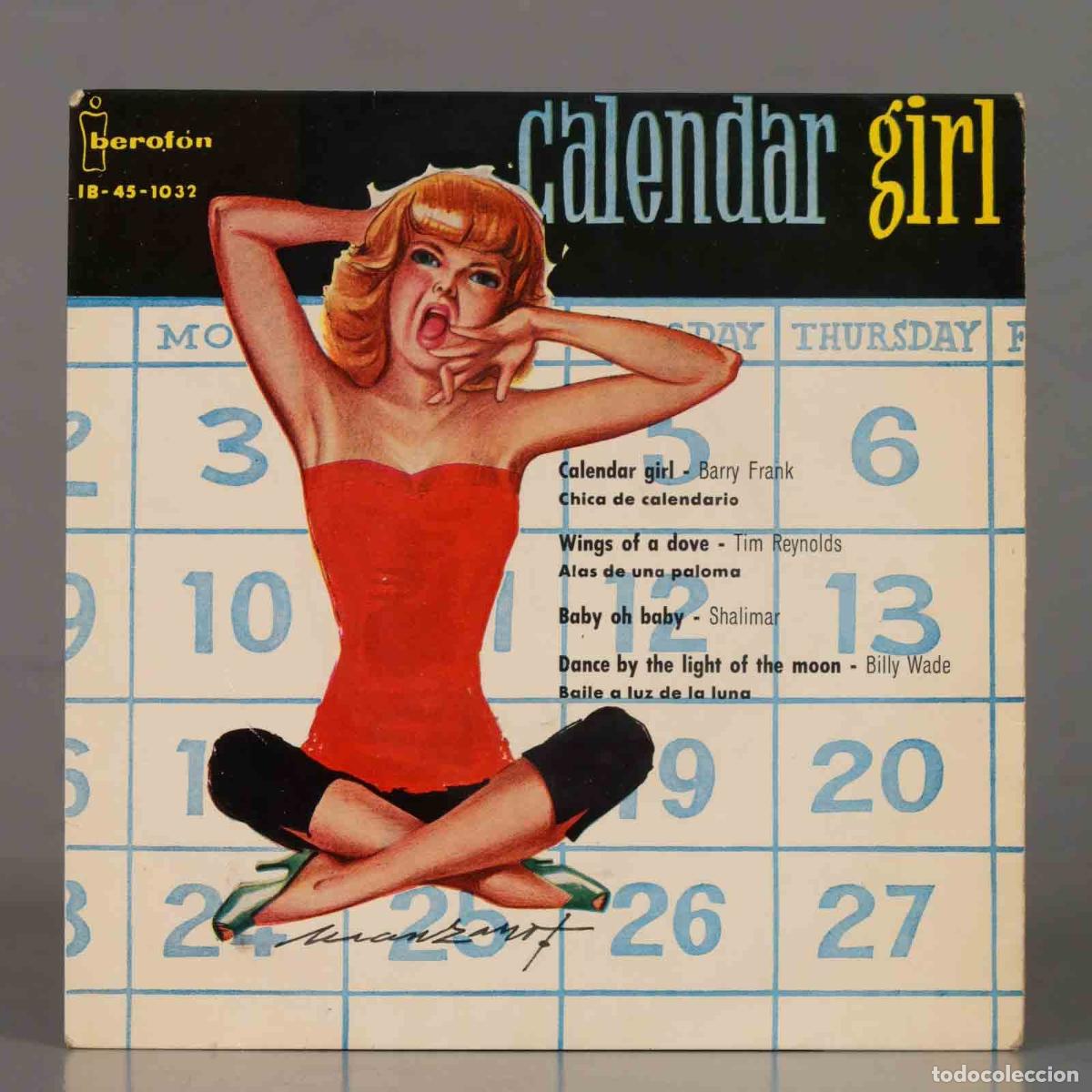 Discos de vinilo: EP. CALENDAR GIRL. IBEROFON - Foto 1
