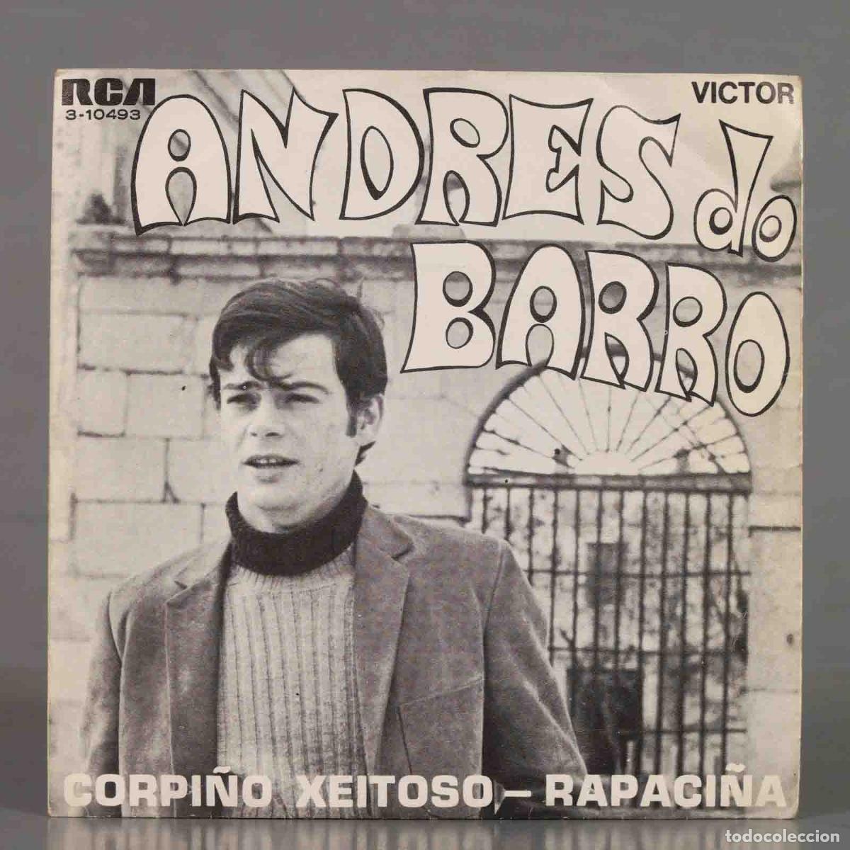 Discos de vinilo: SINGLE. Andres Do Barro &ndash; Corpi&ntilde;o Xeitoso / Rapaci&ntilde;a - Foto 1