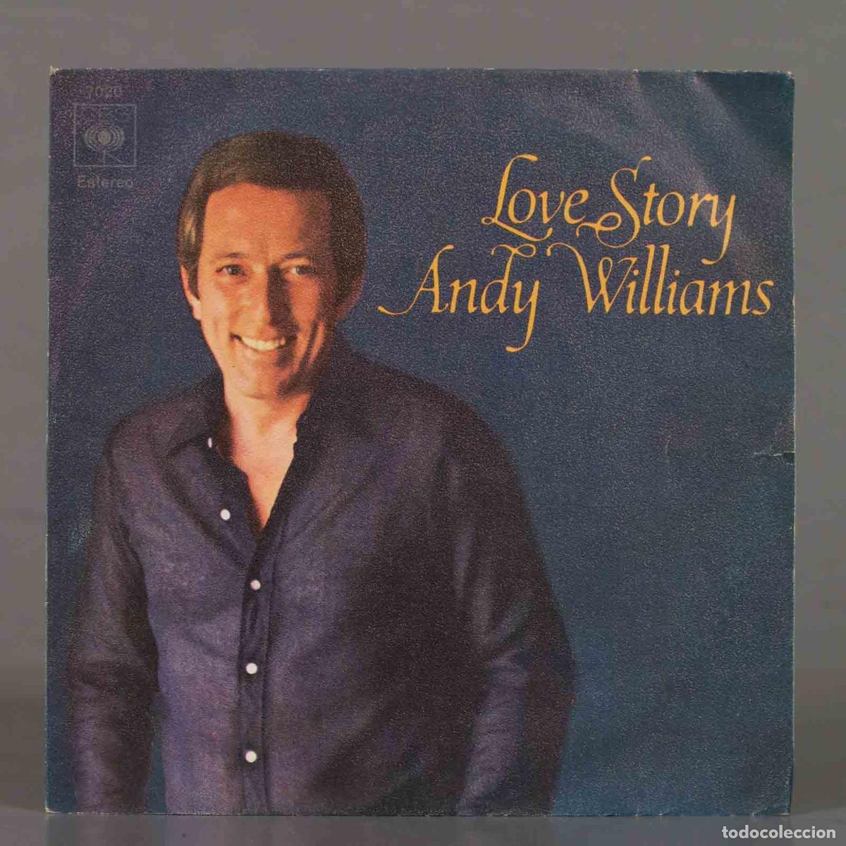 Discos de vinilo: SINGLE. Andy Williams &ndash; Love Story - Foto 1