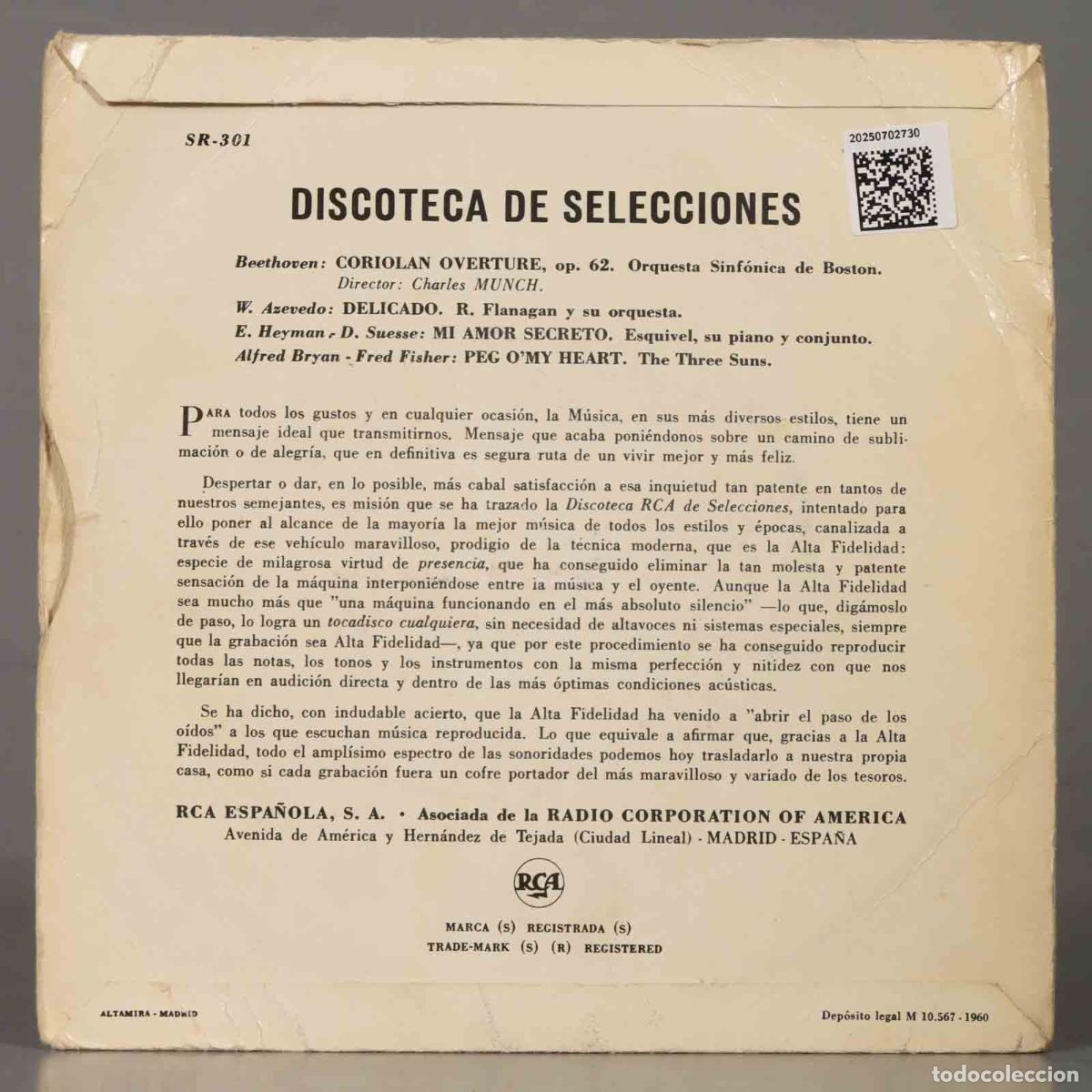 Discos de vinilo: EP. Various &ndash; Invitaci&oacute;n A La M&uacute;sica - Foto 2