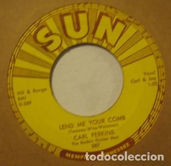 Discos de vinilo: Carl Perkins &ndash; Glad All Over - 7&rdquo; - Sun &ndash; 287 - Foto 2
