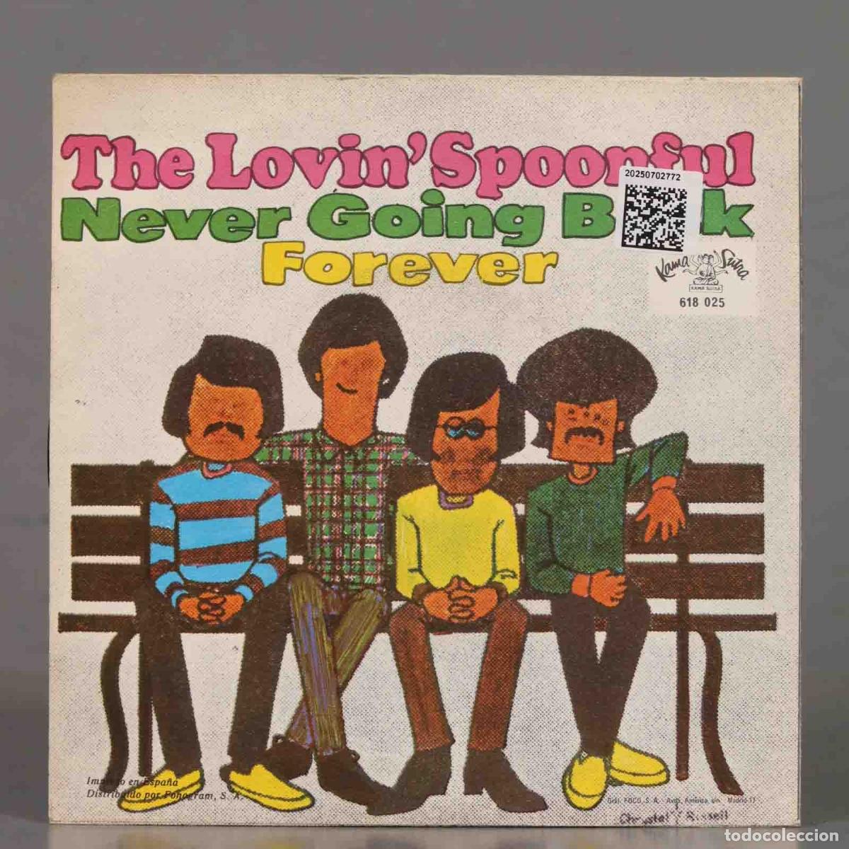 Discos de vinilo: EP. The Lovin&acute; Spoonful &ndash; Never Going Back / Forever - Foto 2