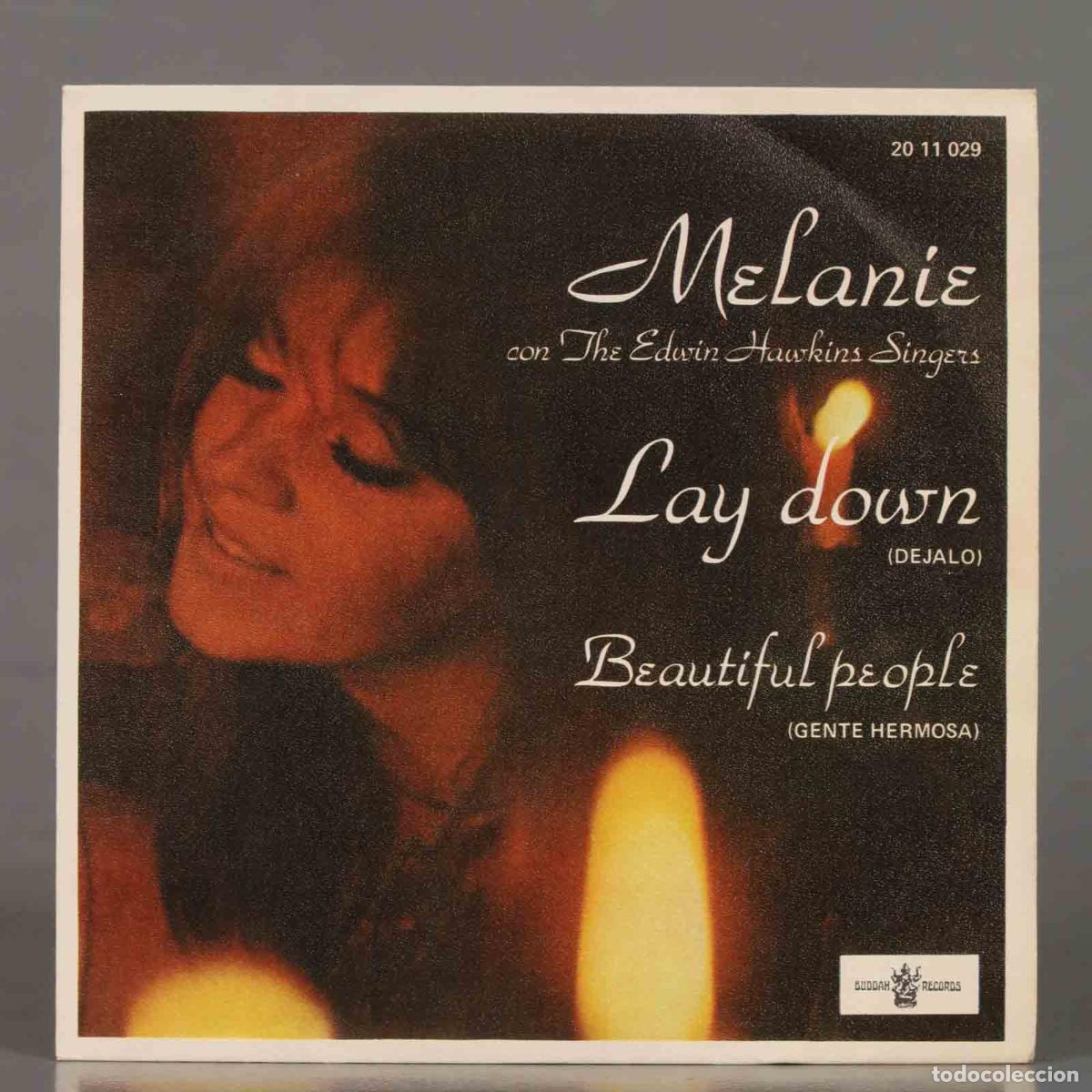 Discos de vinilo: SINGLE. Melanie &ndash; Melanie Featuring Lay Down - Foto 1