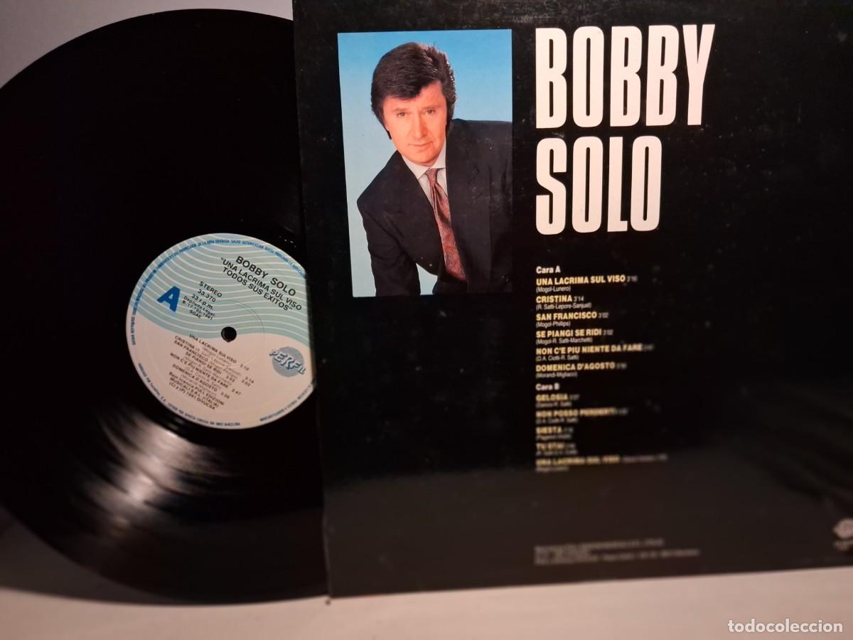 Discos de vinilo: LP BOBBY SOLO : TODOS SUS EXITOS - Foto 2