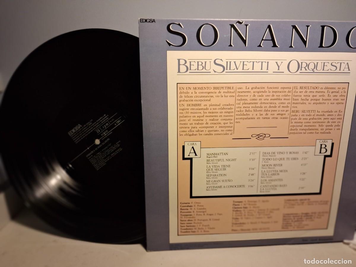 Discos de vinilo: LP BEBU SILVETTI Y SU ORQUESTA : SO&Ntilde;ANDO ( completamente nuevo) - Foto 2