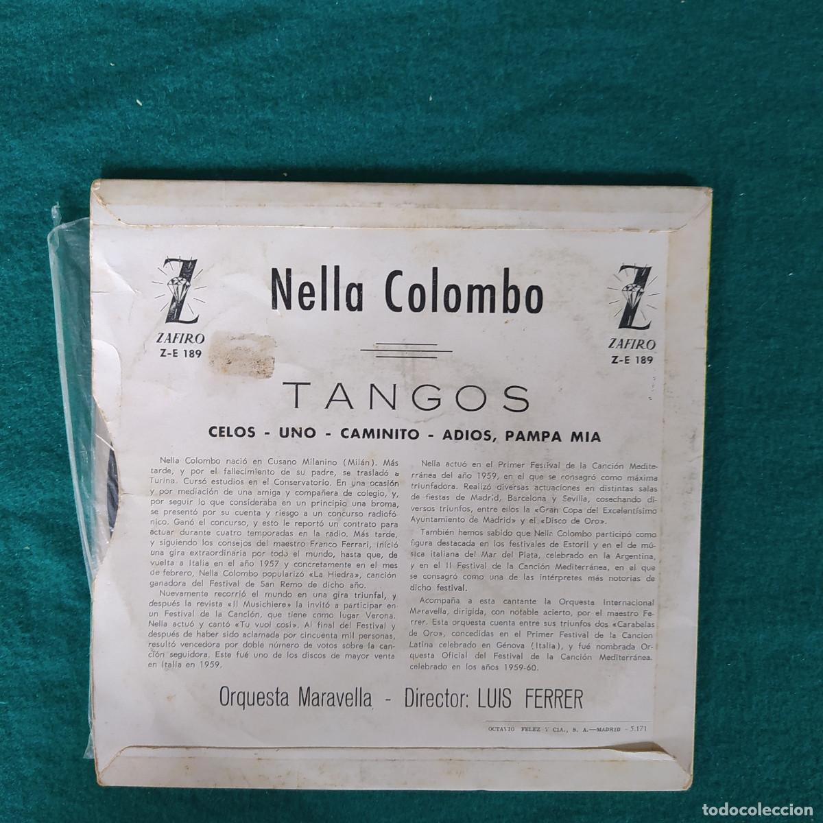 Discos de vinilo: Nella Colombo &ndash; Tangos - Foto 2