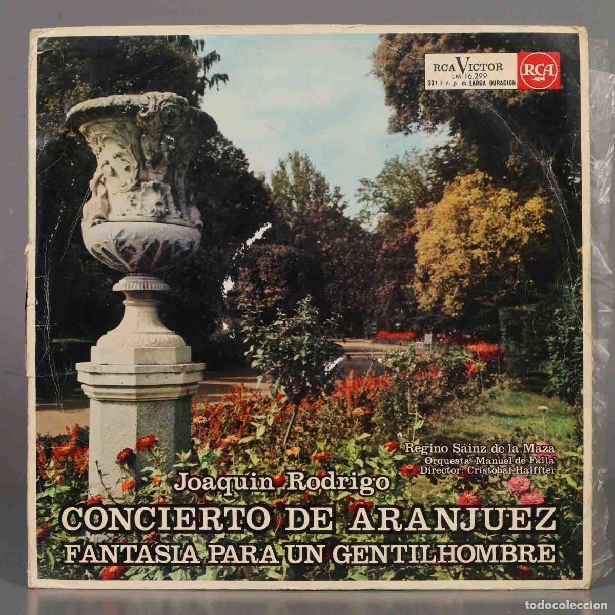 Vinyl records: LP. Concierto De Aranjuez / Fantasia Para Un Gentilhombre. DE LA MAZA. RODRIGO. FALLA