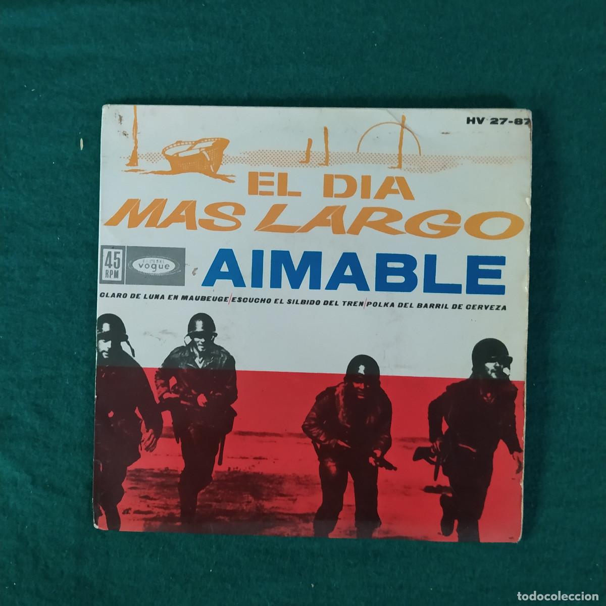 Discos de vinilo: Aimable &ndash; El Dia Mas Largo - Foto 1