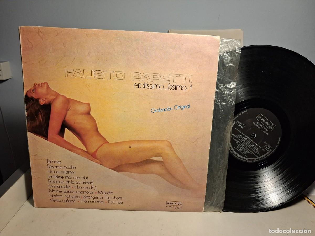 Discos de vinilo: LP FAUSTO PAPETTI : EROTISIMO - Foto 1