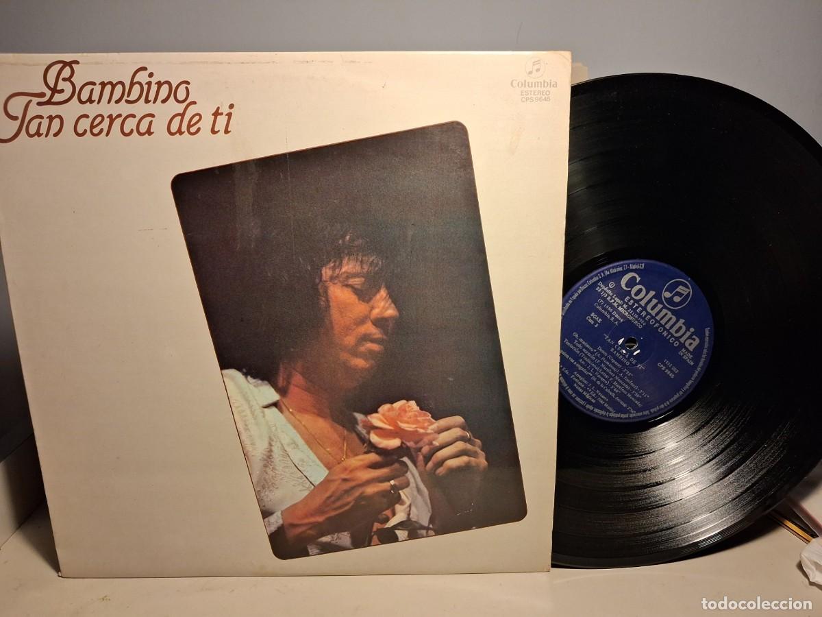 Discos de vinilo: LP BAMBINO : TAN CERCA DE TI - Foto 1