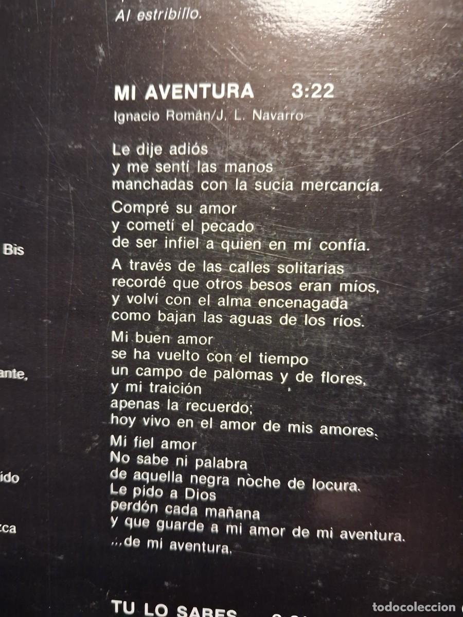 Discos de vinilo: LP BAMBINO : TAN CERCA DE TI - Foto 3