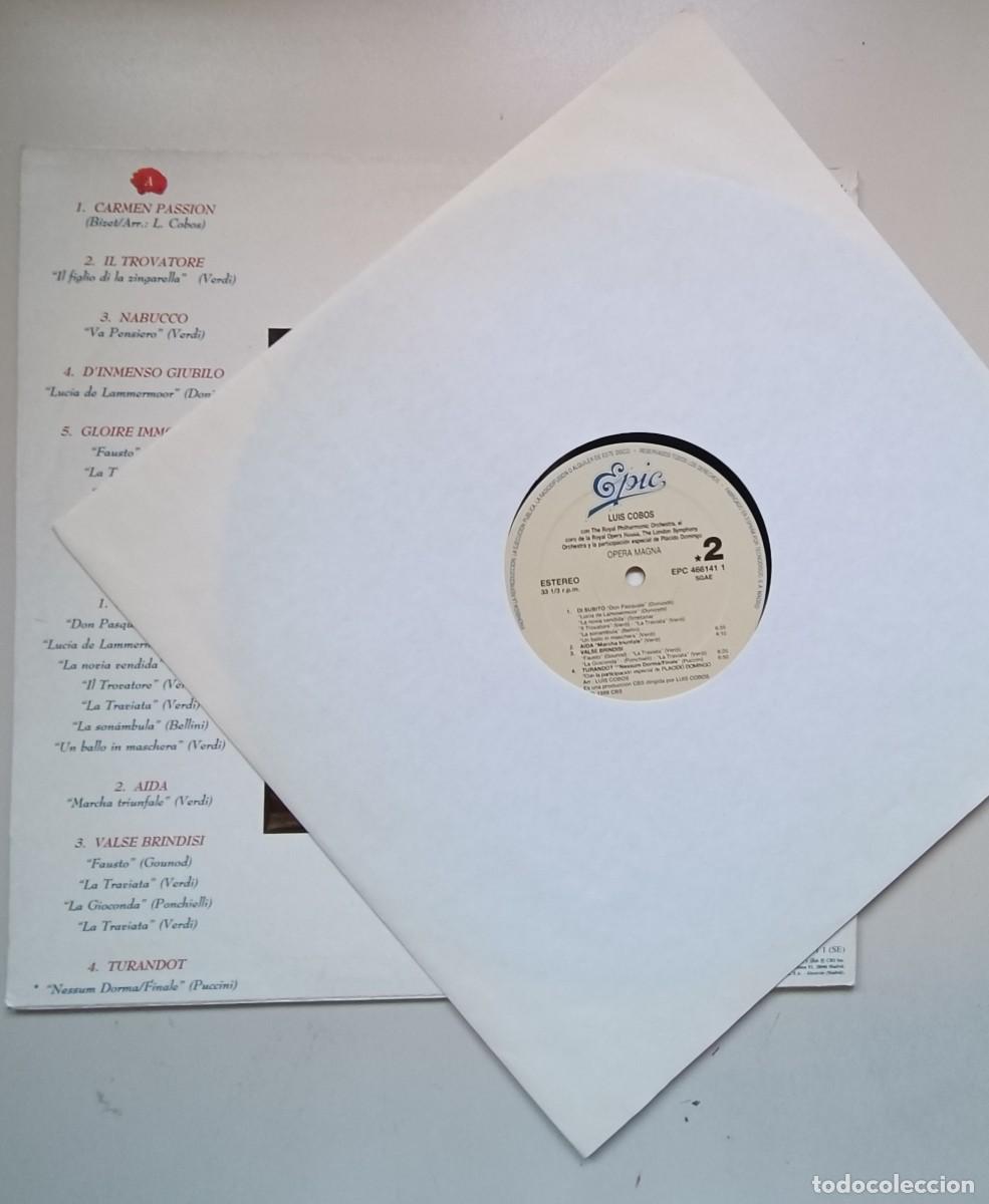 Discos de vinilo: Luis Cobos. Opera Magna - Foto 5