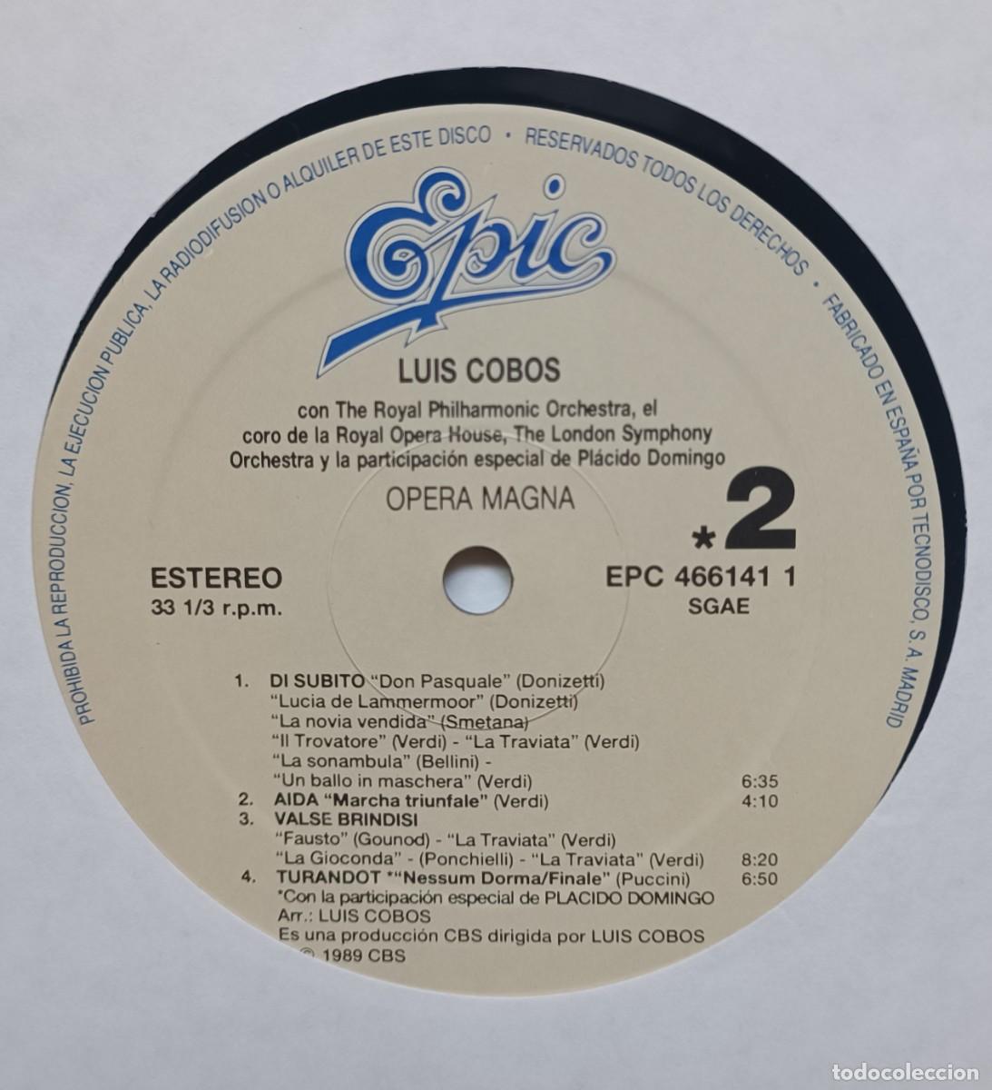 Discos de vinilo: Luis Cobos. Opera Magna - Foto 6