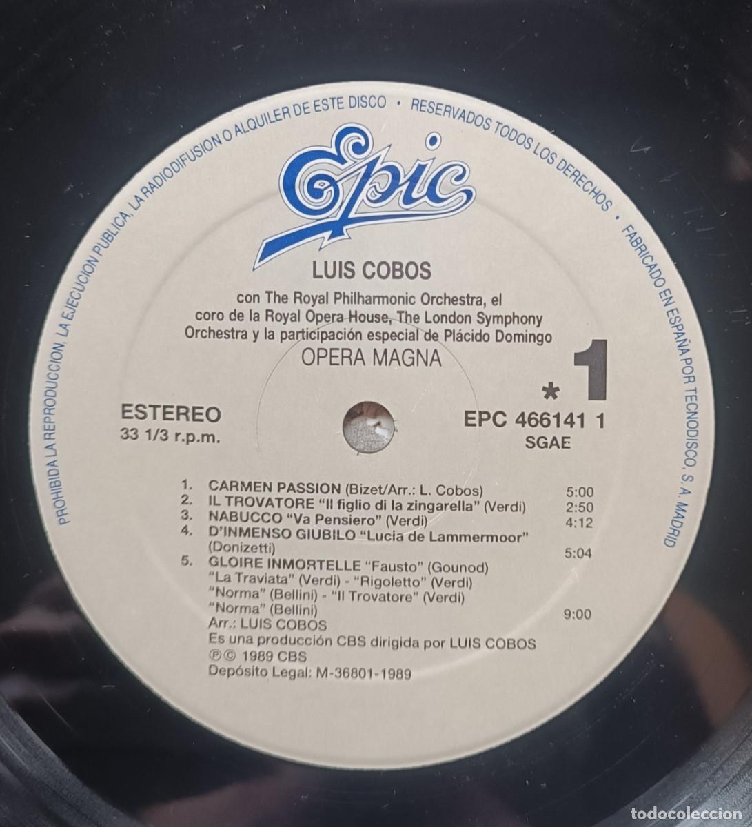 Discos de vinilo: Luis Cobos. Opera Magna - Foto 8