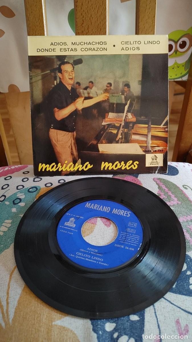 Discos de vinilo: MARIANO MORES-EP ADIOS MUCHACHOS +3 - Foto 1