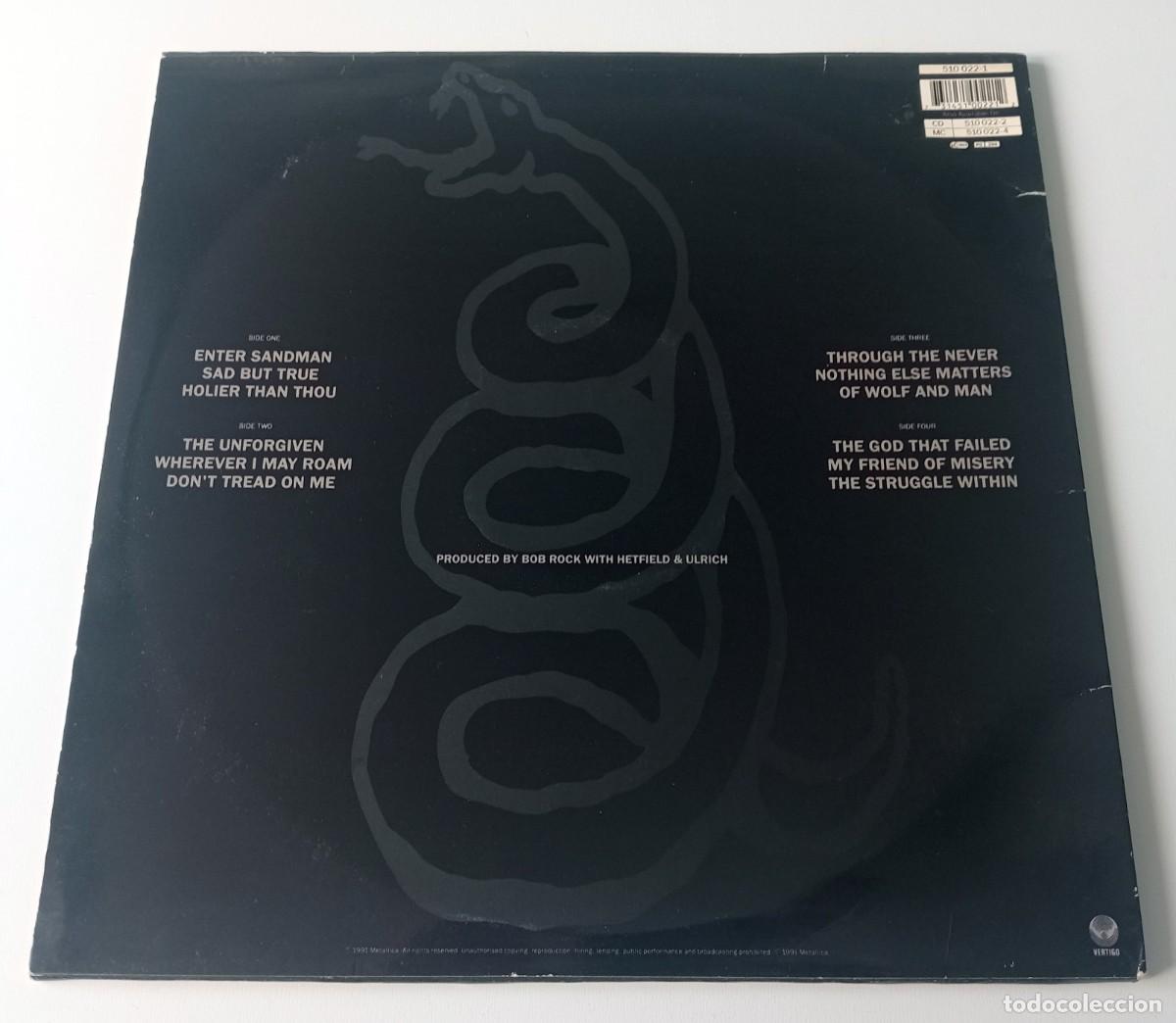 Discos de vinilo: LP METALLICA - METALLICA - Foto 2