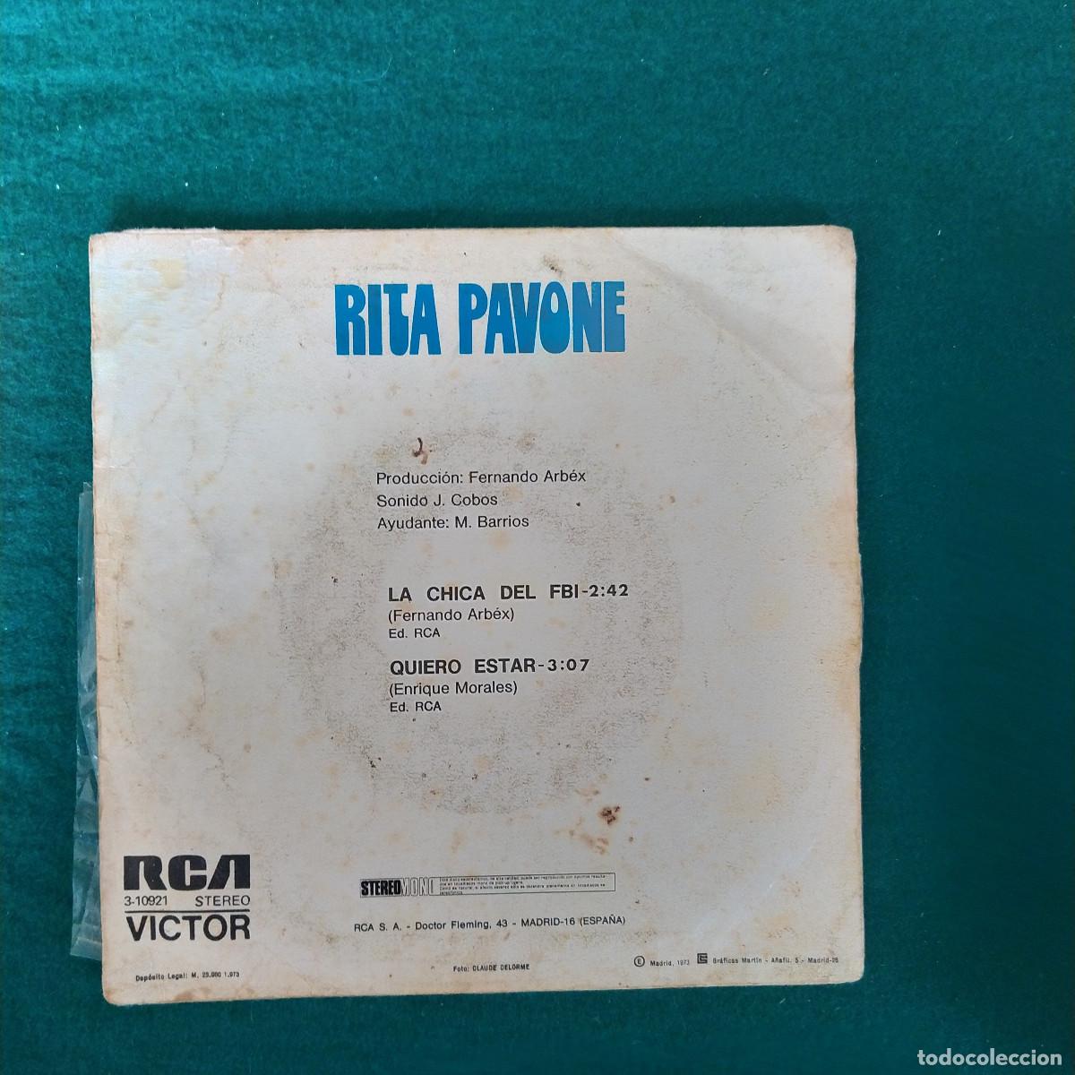 Discos de vinilo: Rita Pavone &ndash; La Chica Del FBI - Foto 2