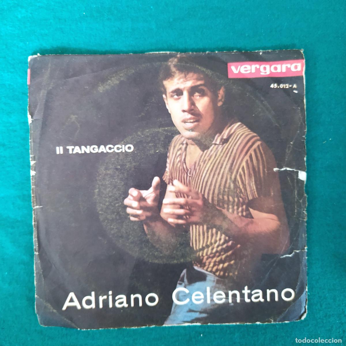 Discos de vinilo: Adriano Celentano &ndash; Il Tangaccio / Rezare - Foto 1