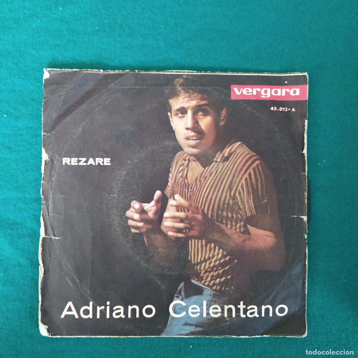 Discos de vinilo: Adriano Celentano &ndash; Il Tangaccio / Rezare - Foto 2